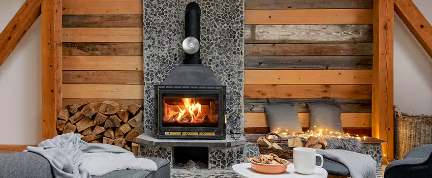 Thelin Hearth Products Direct Vent Gas Stove Fireplace Inspection in Delano, California